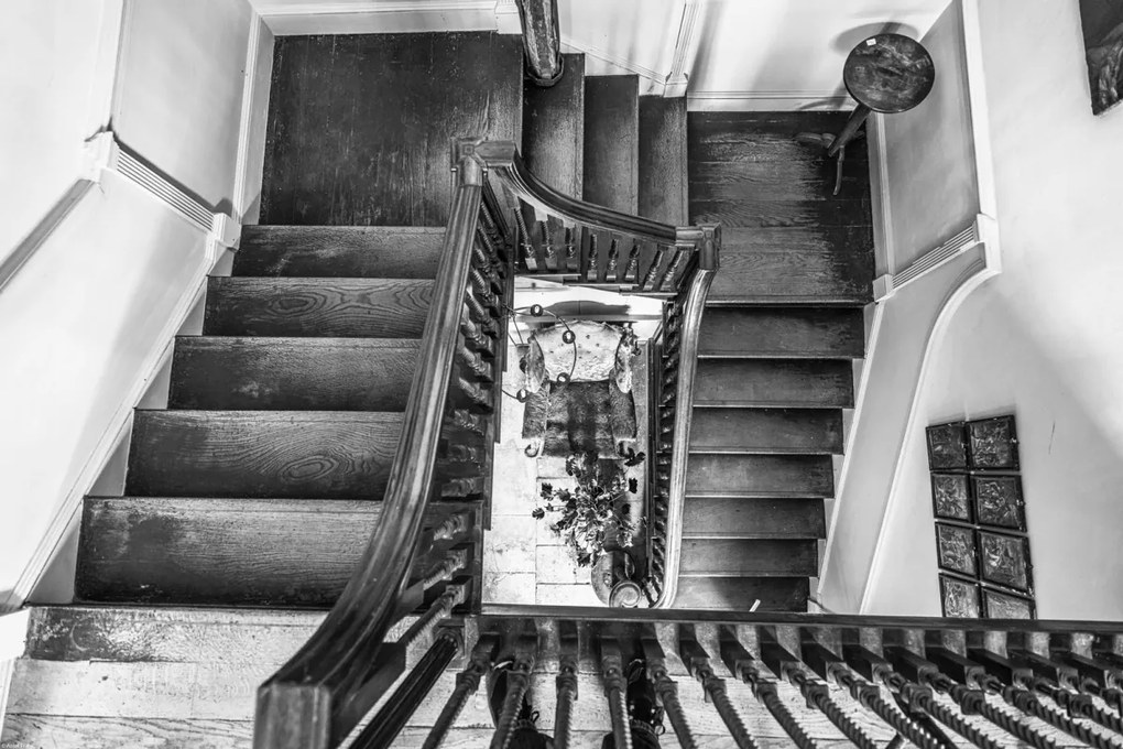 Poszter 60x40cm Fa lépcső a házban, Assaf Frank