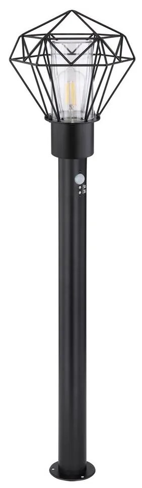 Globo 31357S - Kültéri fali lámpa érzékelővel HORACE 1xE27/15W/230V IP44