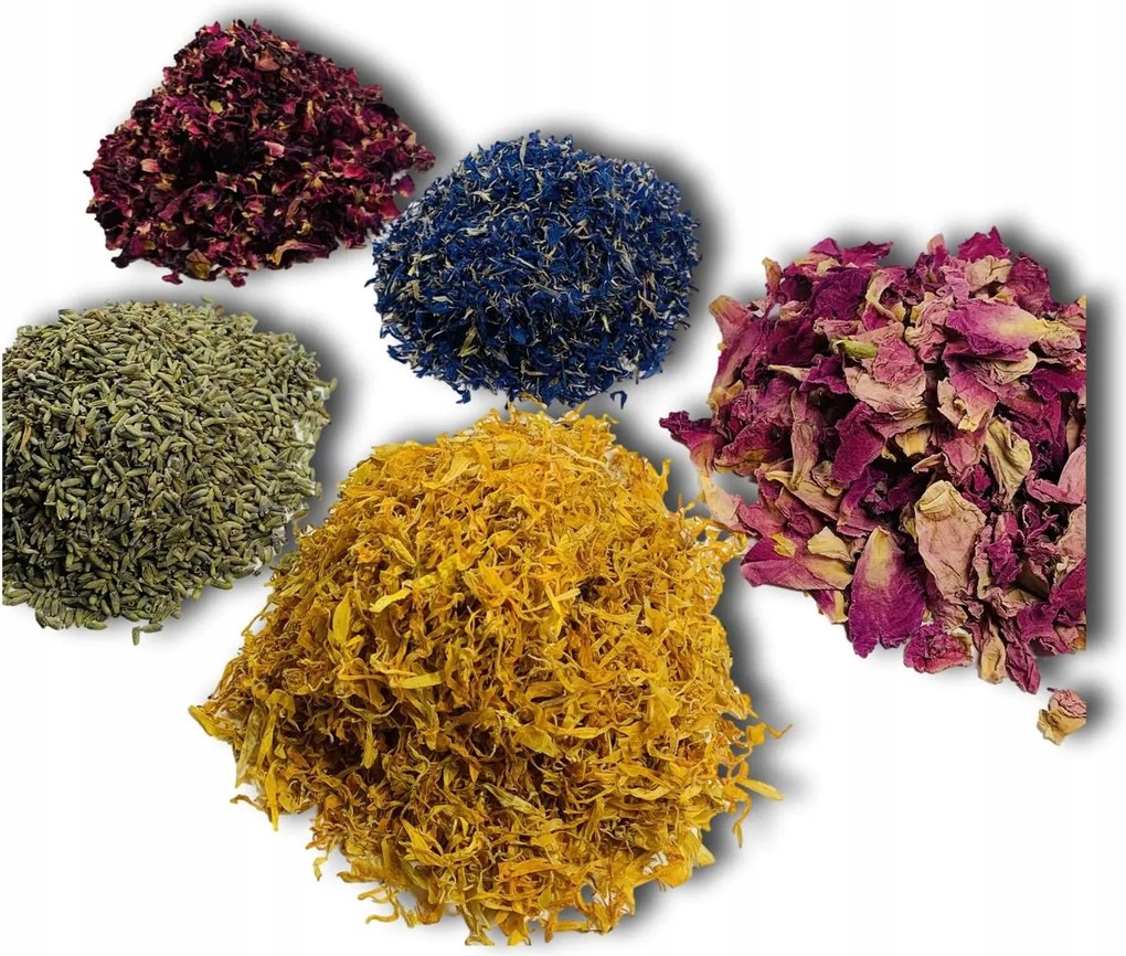 5 db-os szárított natúr virág szett