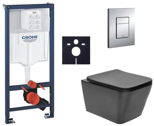 Fali WC szett SAT Infinitio előtétfalas szereléshez SIKOGRSIN12BE