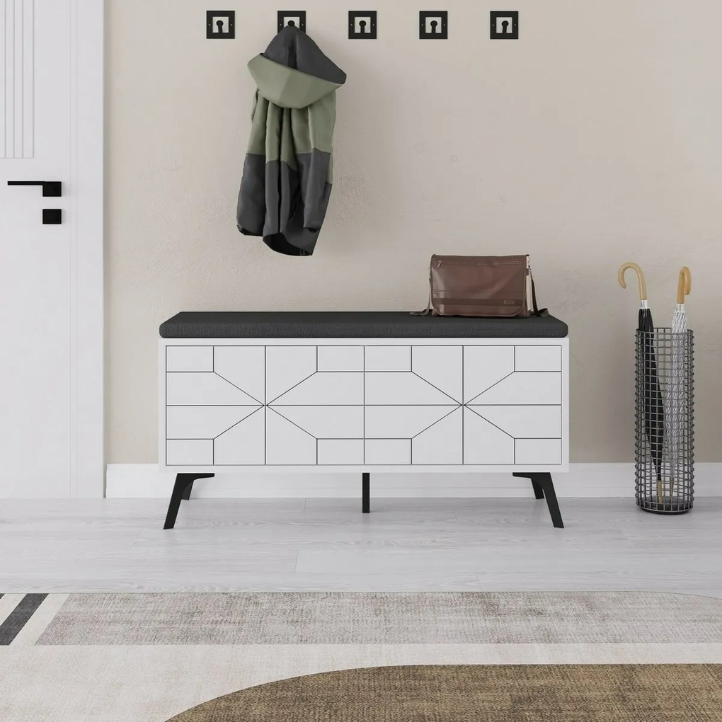 Dune White cipősszekrény