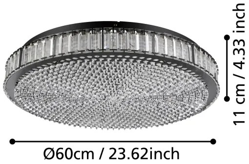 Eglo 390249 - LED Dimmelhető mennyezeti lámpa BALPARDA LED/52,4W/230V 4000K