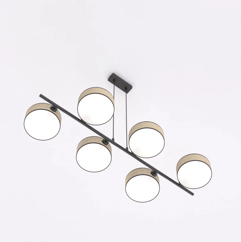 Emibig modern függeszték drumz barna fekete emi1565/6