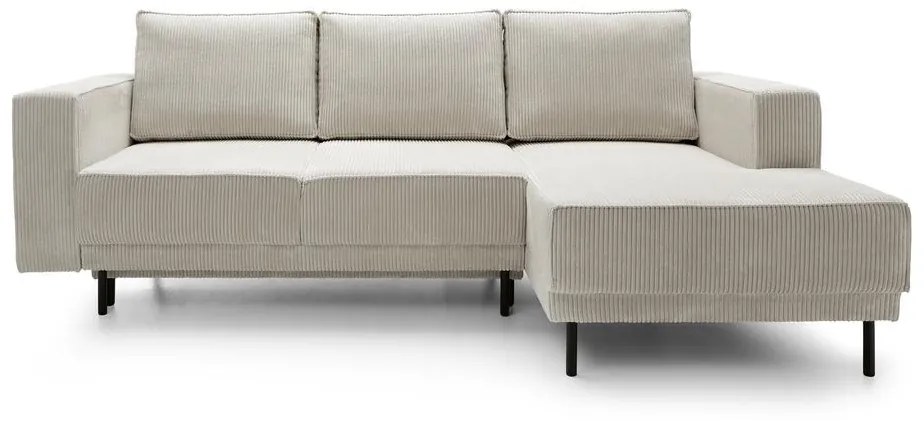 Sarokkanapé Rodriguez mini (J)  (bézs szürke + fekete). 1099128