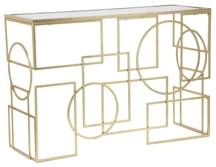 Aranyszínű konzolasztal 41x120 cm Marie – Mauro Ferretti