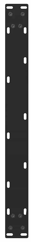 2 db fekete acél dohányzóasztal láb 70 x (30-31) cm