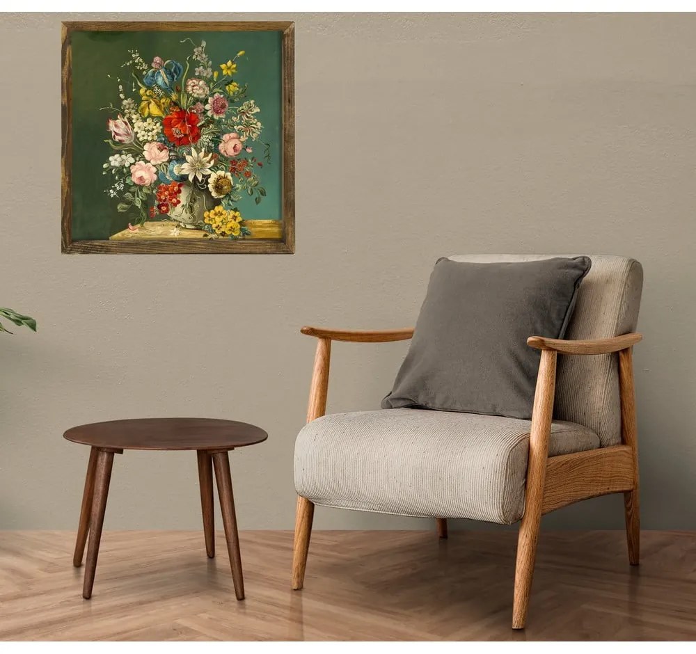 Vintage Flowers fali kép, 50 x 50 cm