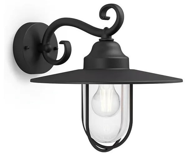 Philips Massive 16270/30/PN - Kültéri fali lámpa 1xE27/60W/230V IP44