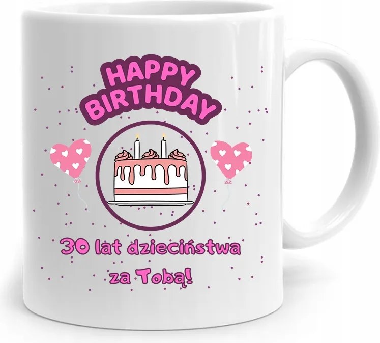 Születésnapra 30 30-es 30-as Bögre Tökéletes Ajándék fényképes nyomtatással