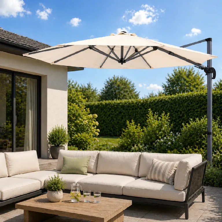 Furnigo Lumin napernyő Ø300 cm - krém