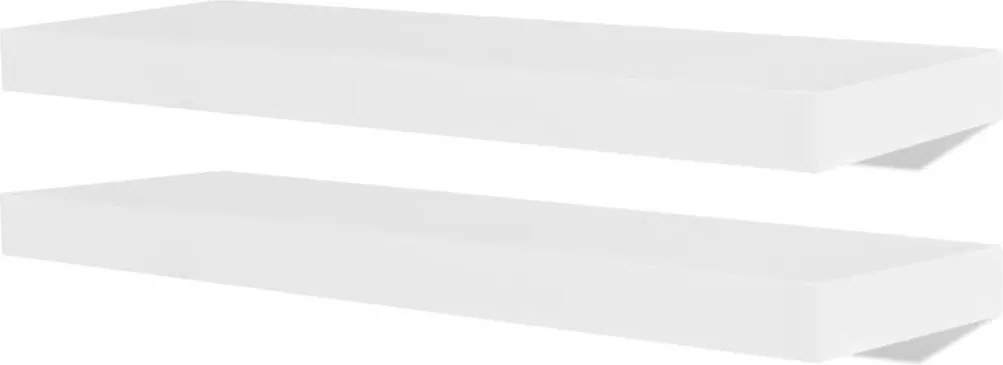 vidaXL 4 db fehér fali polc 60 cm