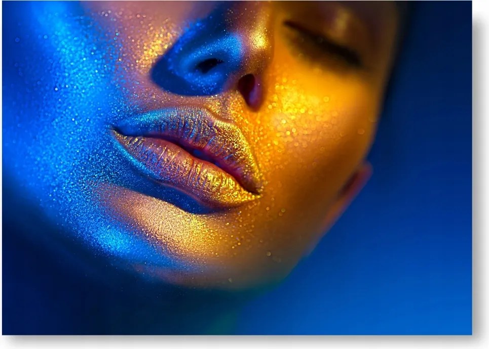 Arany Nő Arc poszter kép A2 59,4x42cm #199