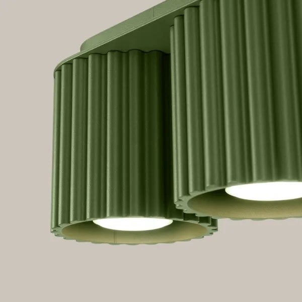 Sollux SL.1795 - AURA spotlámpa 2xGU10/10W/230V zöld