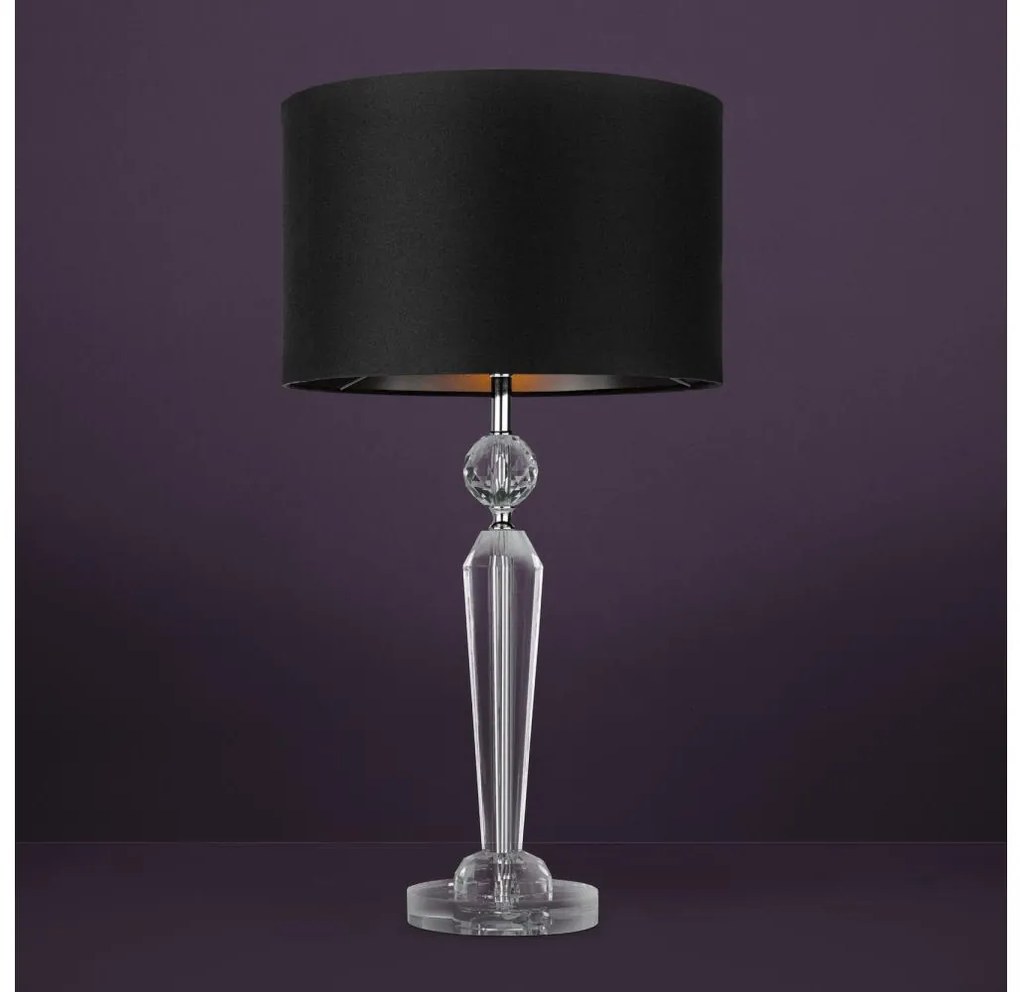 Eglo 390158 - Asztali lámpa PASIANO 1xE27/40W/230V fekete