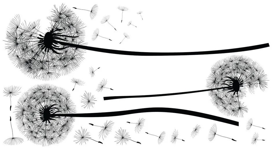 Flying Dandelions falmatrica szett - Ambiance