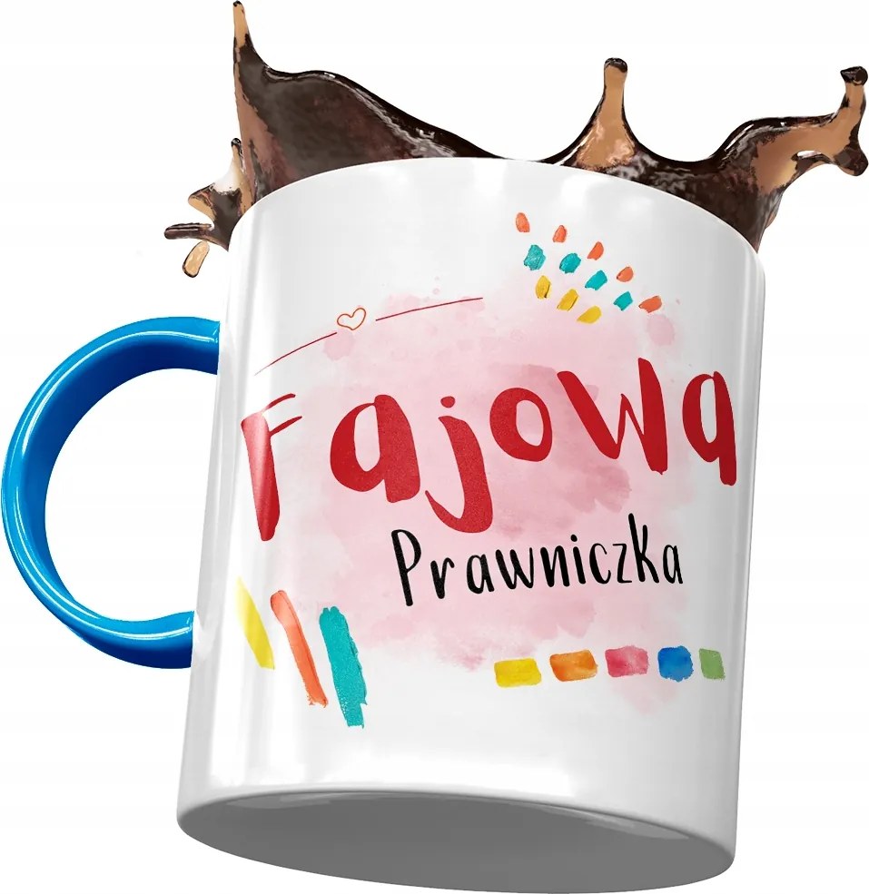 Kék Bögre Ügyvédnőnek Cool Ügyvédnő Nyomtatott Fotóval