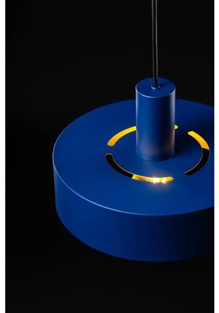 Lámpa Mennyezeti lámpatest SELVIA II, 6010, max. 250V, 50/60Hz, 1*E27, max.40 W, IP20, átmérő 30 cm, sötétkék