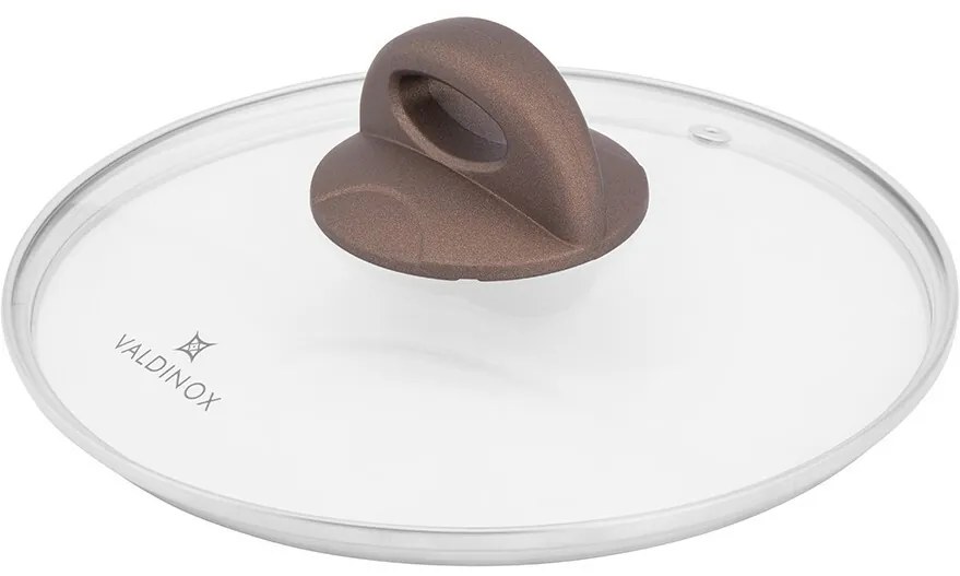 Valdinox Aurum lábas tapadásmentes felülettel és fedővel, 24 cm, 6 l