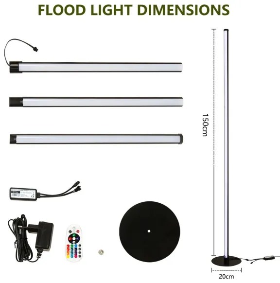 Immax NEO 07776L - RGB LED dimmelhető AMBIENTE lámpa LED/12W/230V Wi-Fi Tuya+távirányító