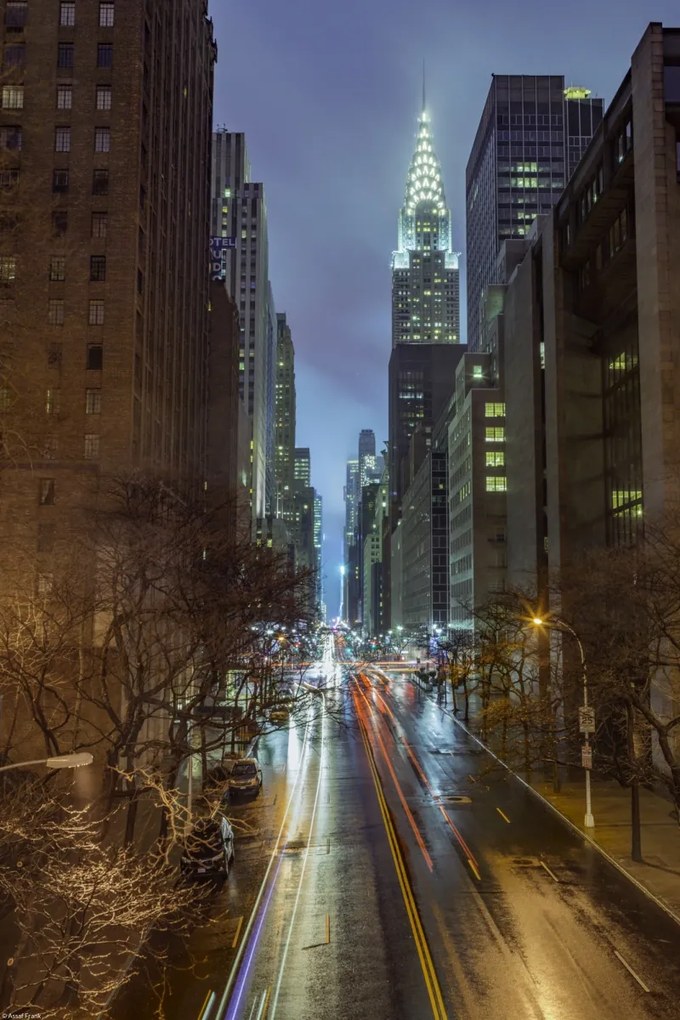 Poszter 30x45cm Chrysler Building New York 5, Assaf Frank