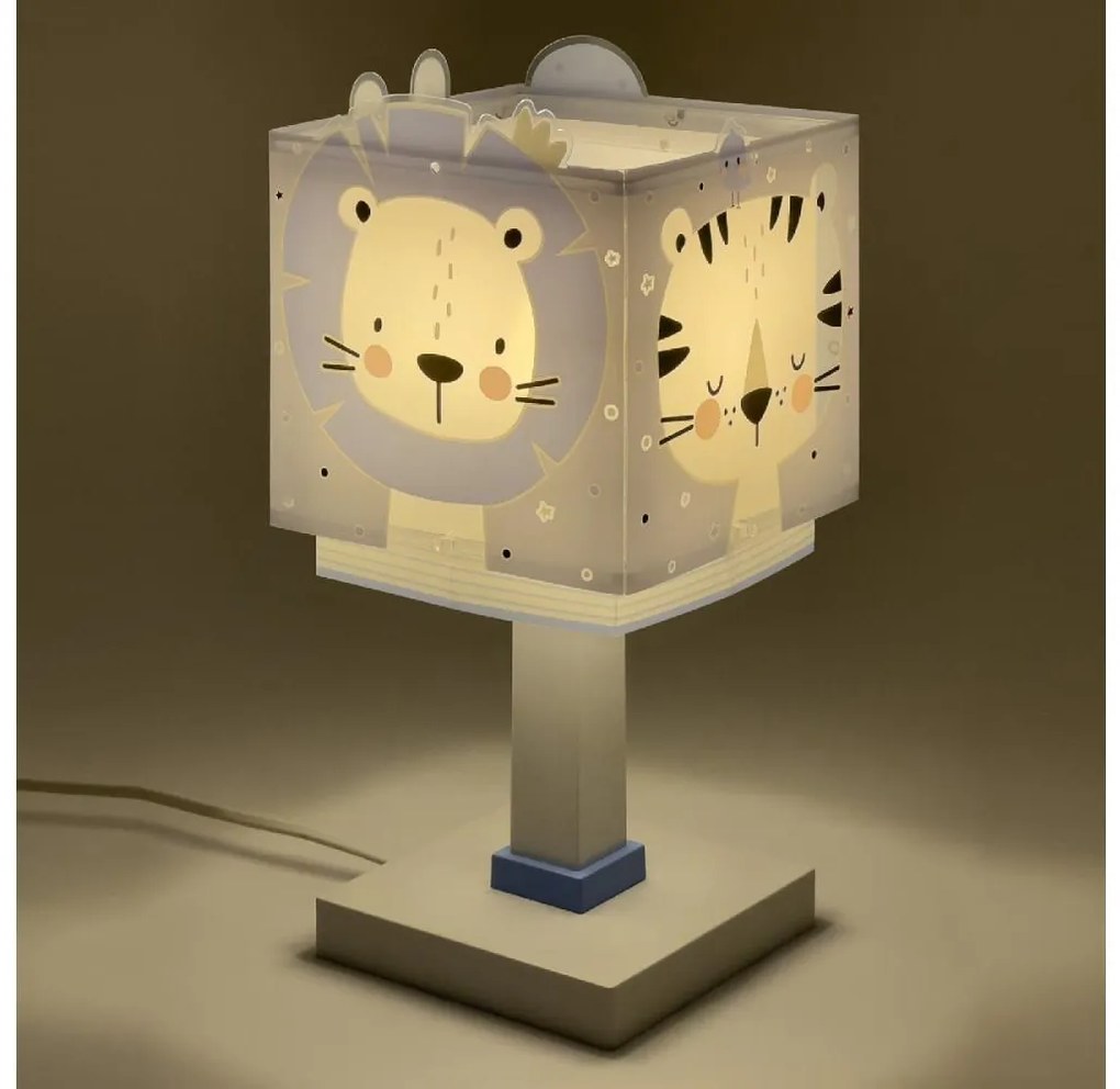 Dalber 63111T - Gyermeklámpa JUNGLE 1xE14/8W/230V kék