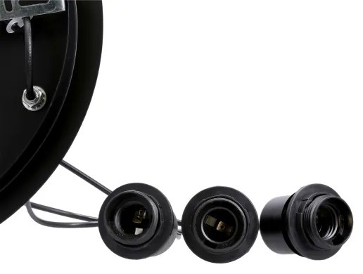 Csillár zsinóron SPIEGA 3xE27/60W/230V arany/fekete