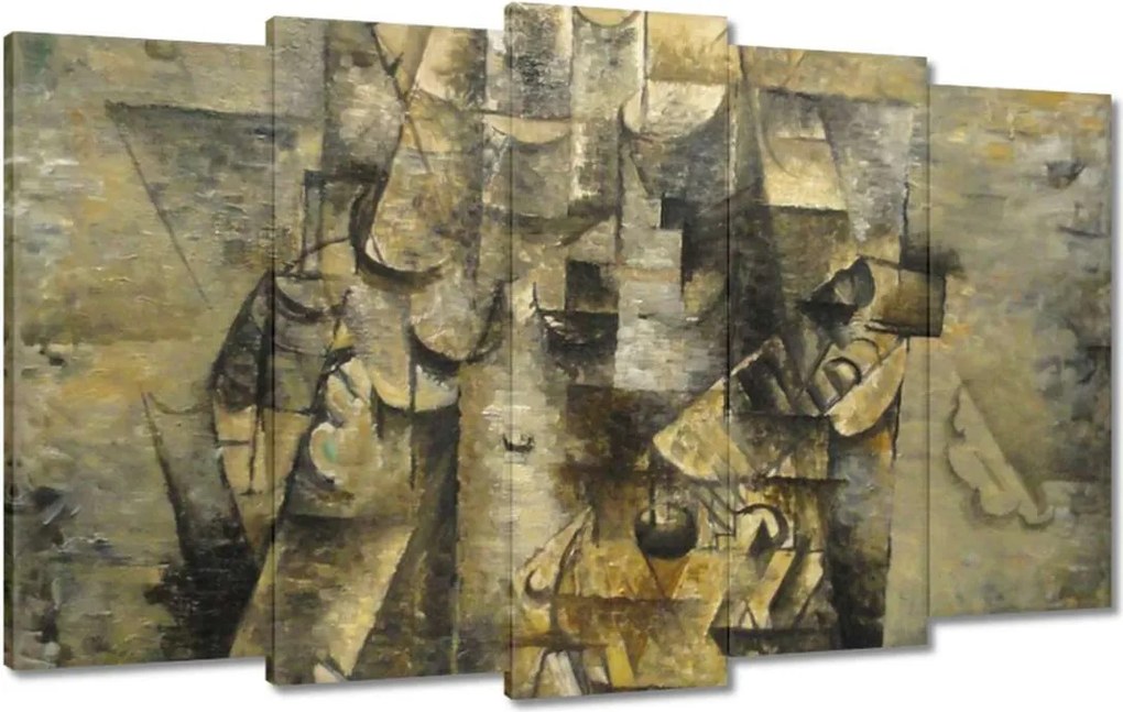 Vászonkép 100x60 Braque Fiú gitárral