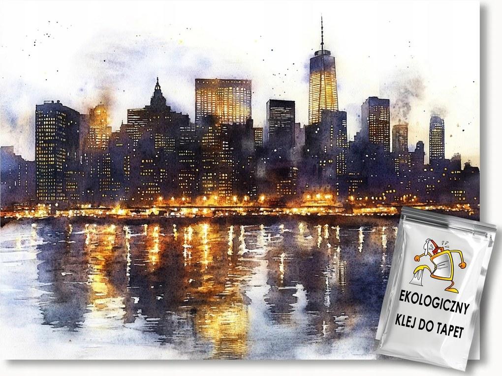 Fotótapéta Flizelina Város Panoráma New York Manhattan Usa 100x75 ragasztó