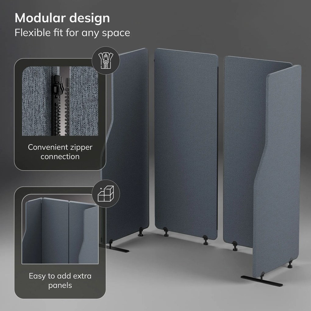 akusztikus falpanel SADIE Carbon Fog 240/145 cm