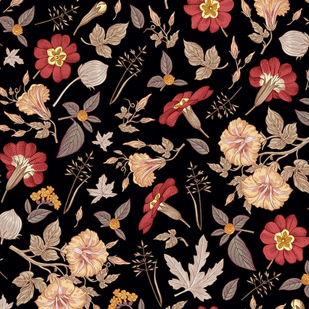 Tekercses tapéta öntapadós furnér bútorhoz 40x600cm virág motívum