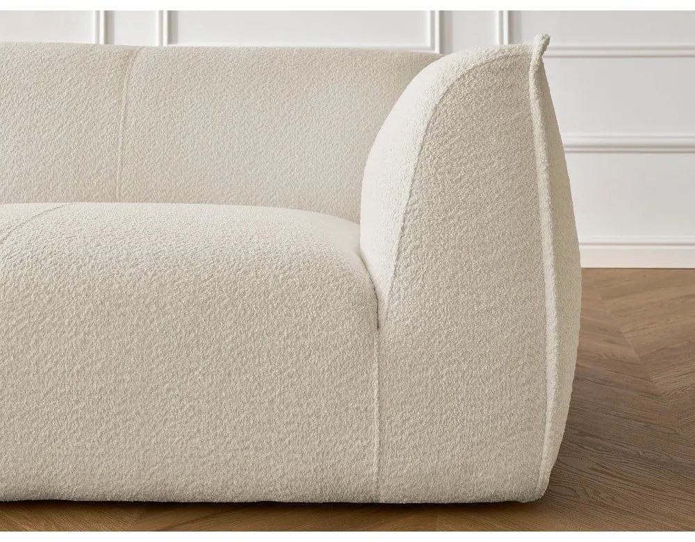 Bézs buklé kanapé 242 cm Giorgia – Bobochic Paris