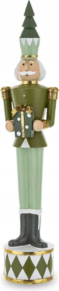 Karácsonyi Figura Zöld Diótörő Dekoráció Ajándék Karácsonyra