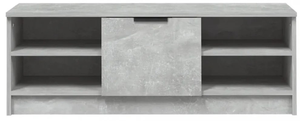 betonszürke szerelt fa TV-szekrény 102 x 35,5 x 36,5 cm