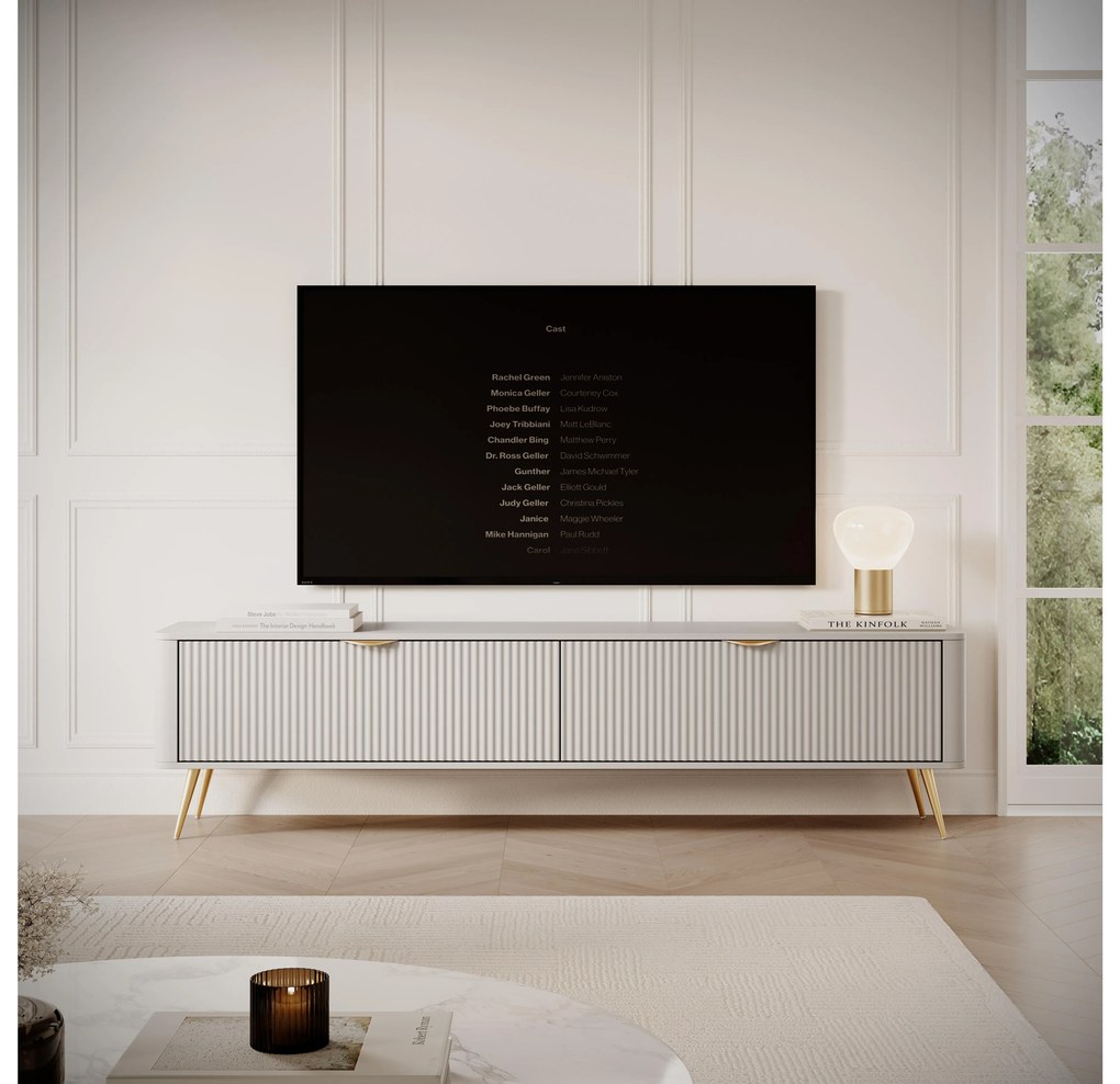 TV asztal/szekrény Lethe I (bézs). 1097479