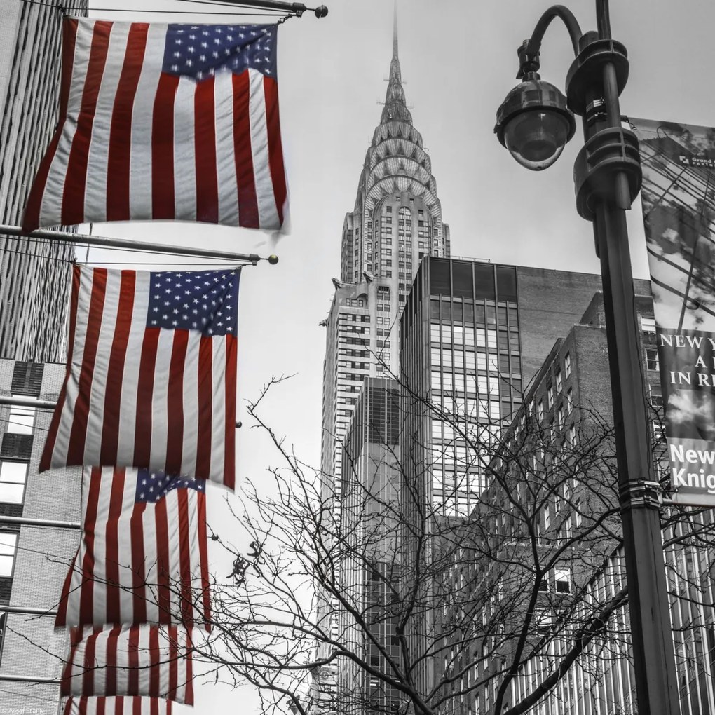 Poszter 30x30cm Chrysler Building New York 12, Assaf Frank