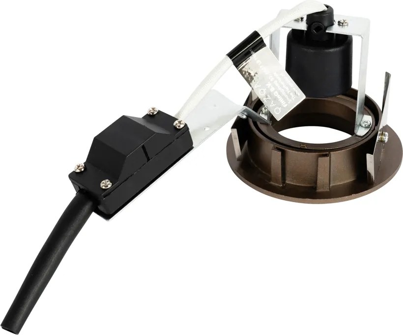 Modern süllyesztett spotlámpa sötét bronz, dönthető - Cisco