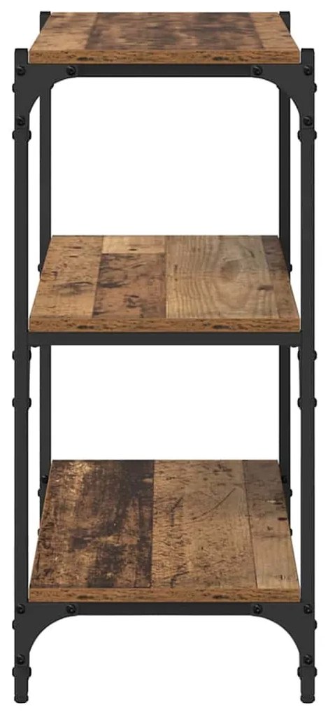 Könyvespolc Régi fa 60 x 33 x 71 cm Faanyag