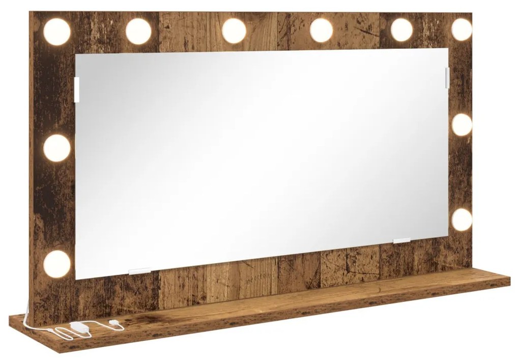 Pipere tükör Öreg fa Fa, Üveg 80 x 45 x 18 cm Tükör