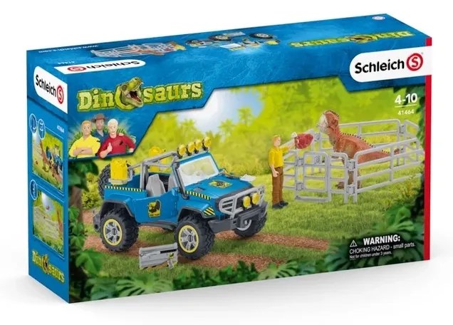 Schleich 41464 Terepjáró kültéri házzal egy dinoszaurusz számára