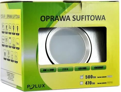 Polux MOON OLAL-Q1X4CWA 206862 Beépíthető spotlámpa 6,5W 6400K 500LM IP40