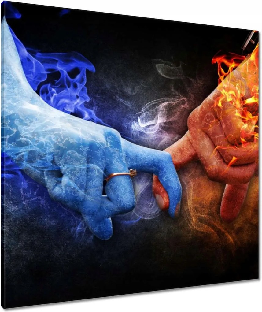 Vászonkép 80x80 Nehéz szerelem