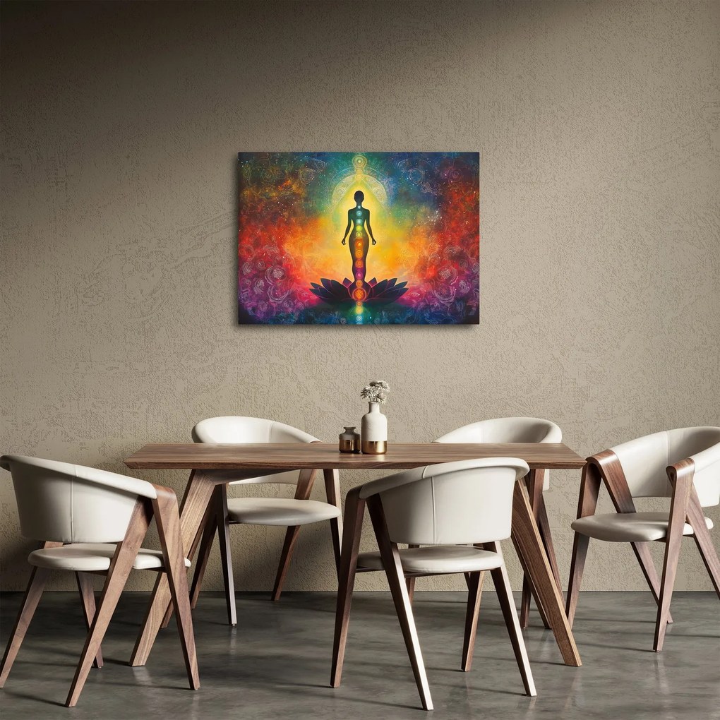 Kép - Nő és csakrák (70x50 cm)