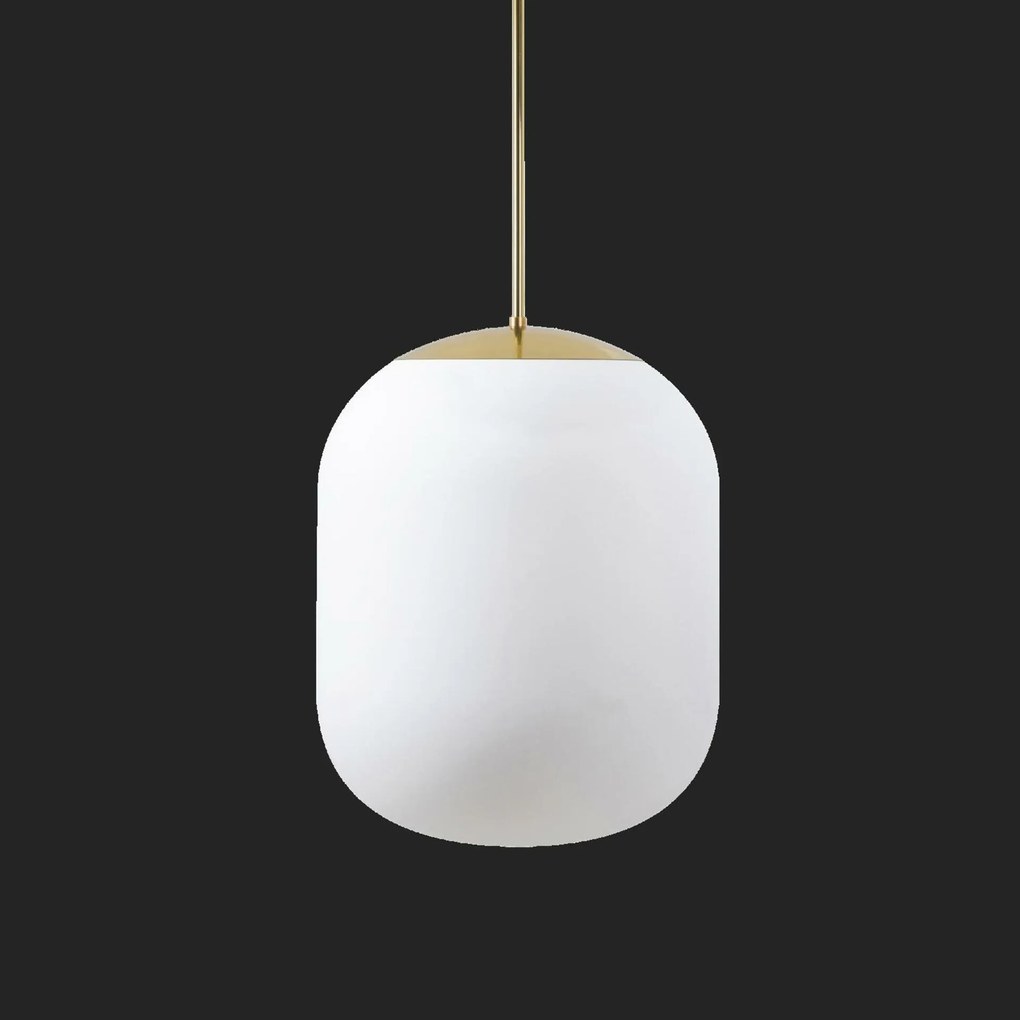 Osmont 62310 Tania P2 Hp üvegfüggő lámpa polírozott sárgaréz fehér IP4