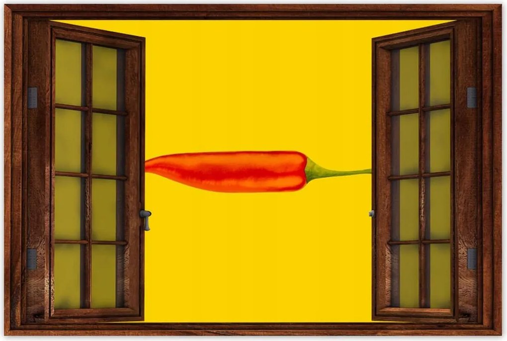 Poszterek 90x60 Piros chili paprika