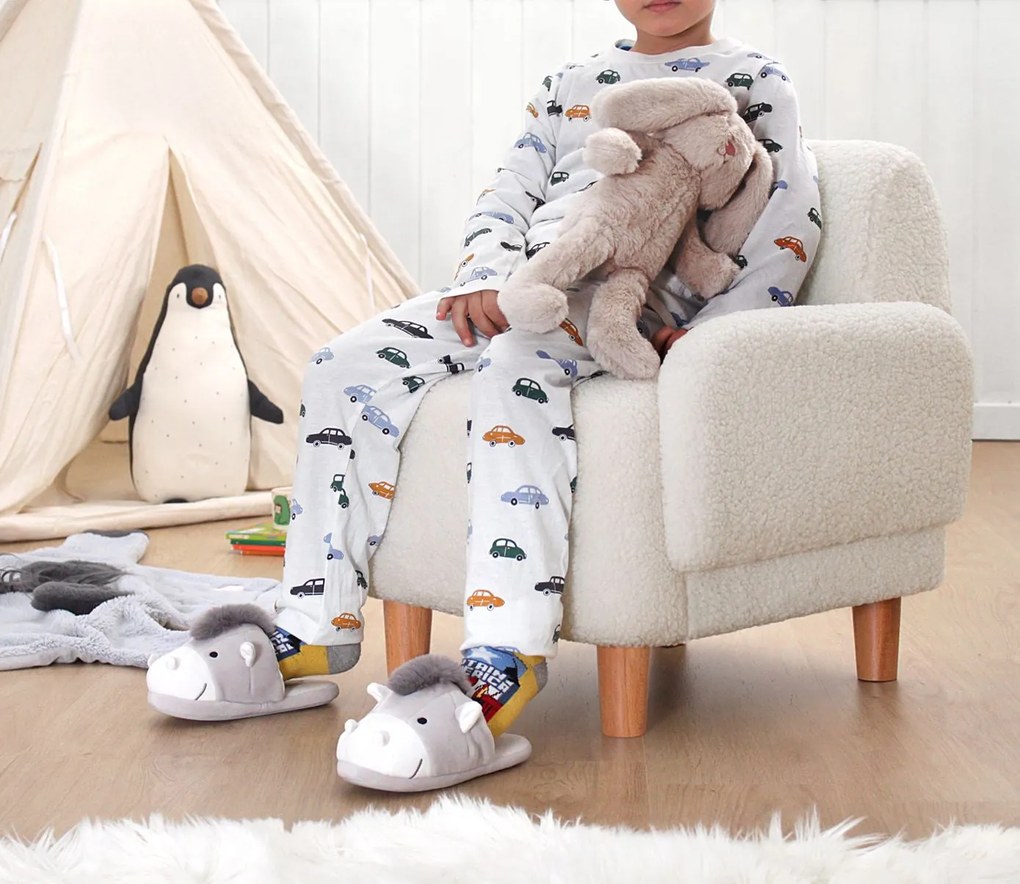 Gyerek ülőke Cobie Teddy - White