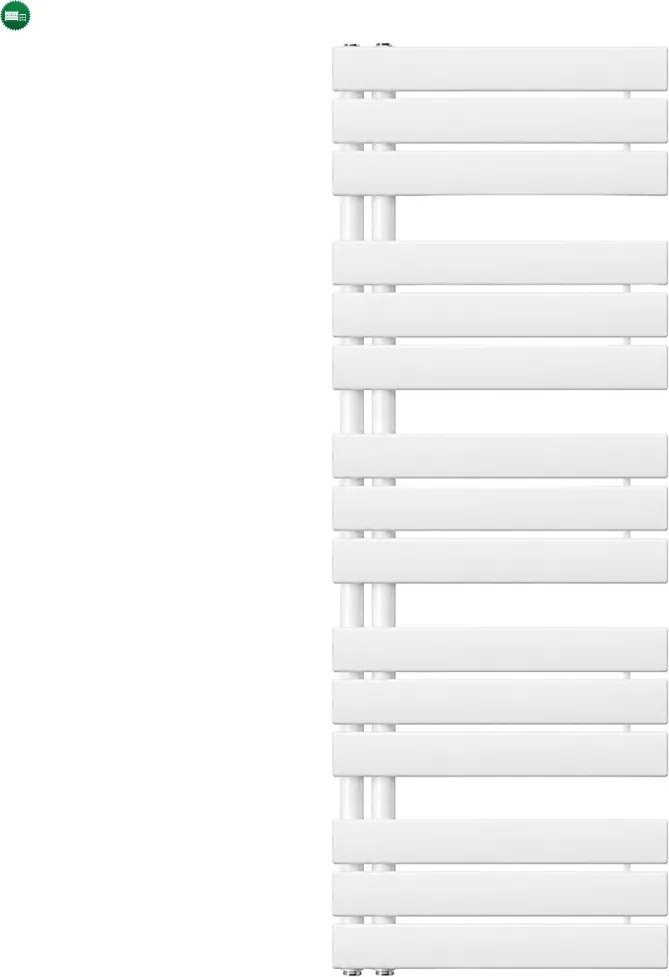 Solaro Design törölközőszárító radiátor 1400x500 mm fehér