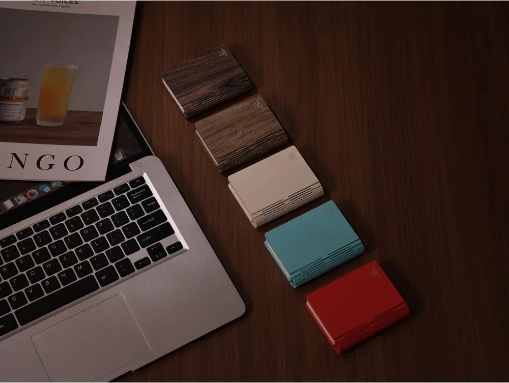 Fekete USB hordozható fénydekoráció BookLight – Gingko