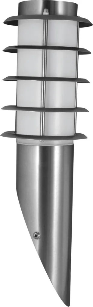 POLUX 204509 SERENA Modern Kültéri Fali Lámpa Ezüst E27 IP44