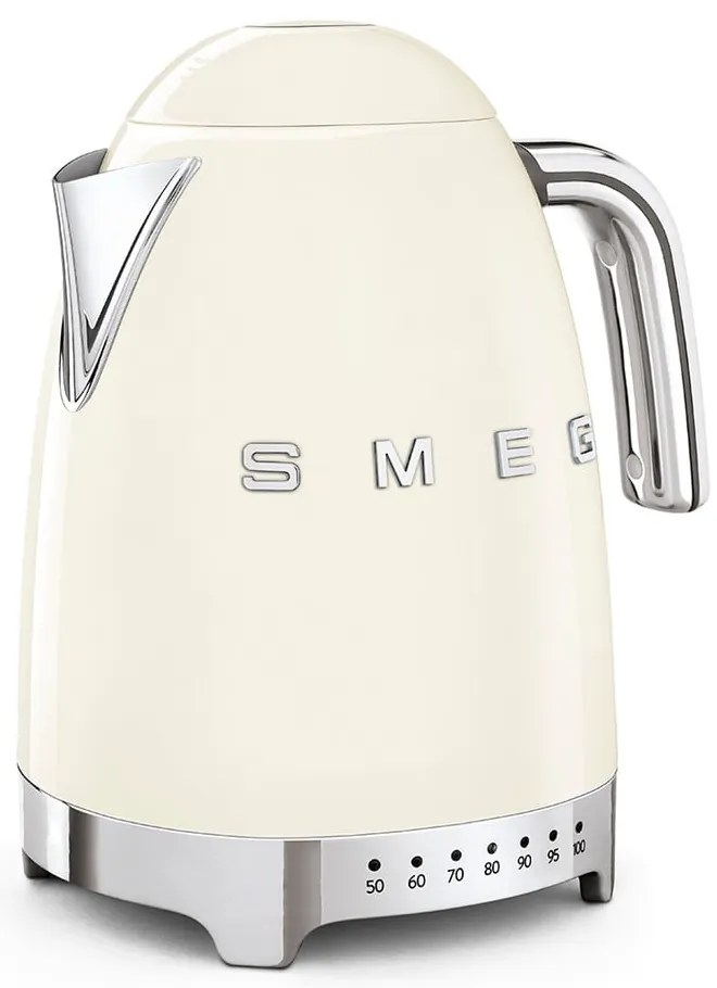 Krémszínű rozsdamentes acél vízforraló 1,7 l Retro Style – SMEG