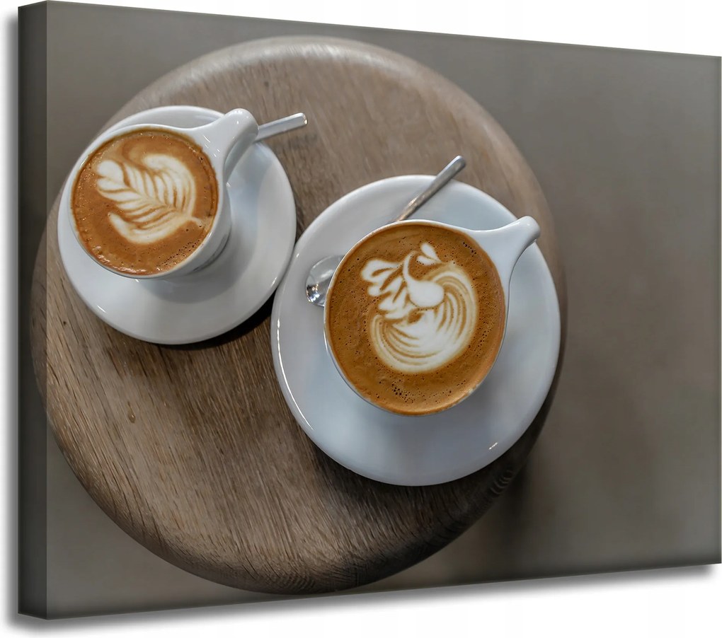 Vászonkép Konyha Kávéscsészék 40x30